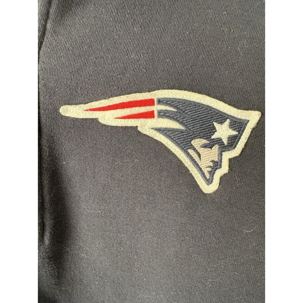 New England Patriots 47 Brand Mens Medium Navy Blue Pullover 1/4 Zip